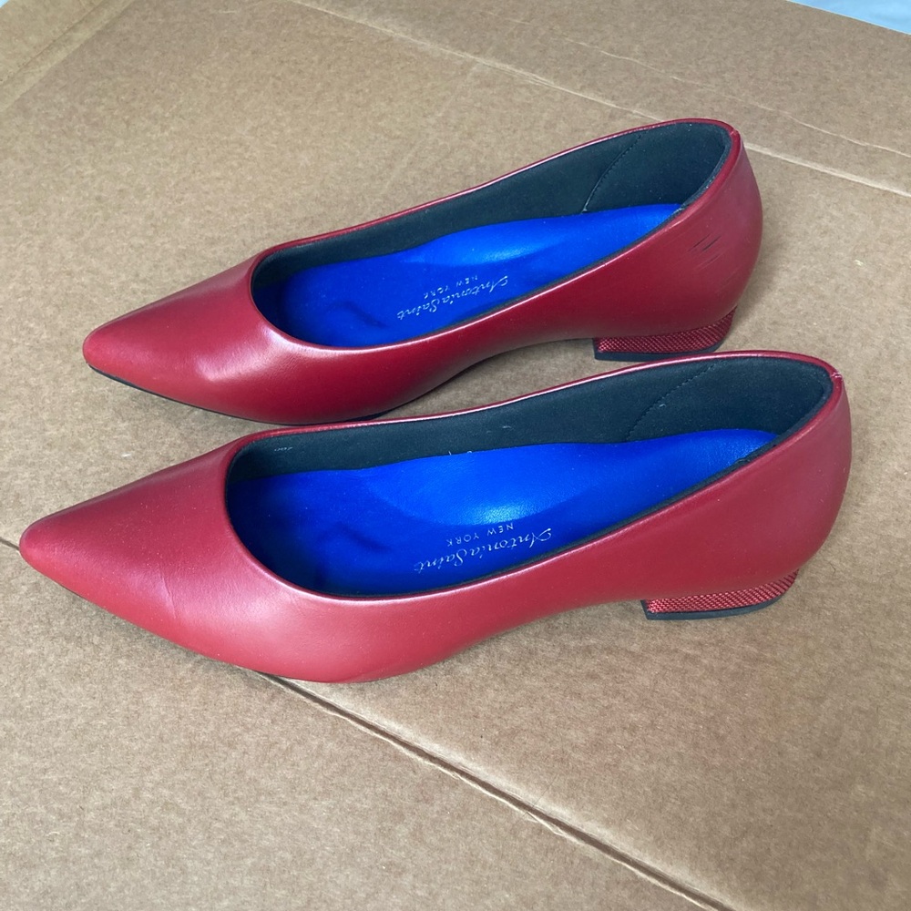 Antonia Saint 7 red flats